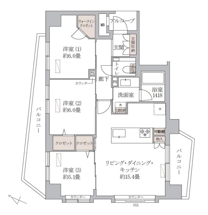  間取り図