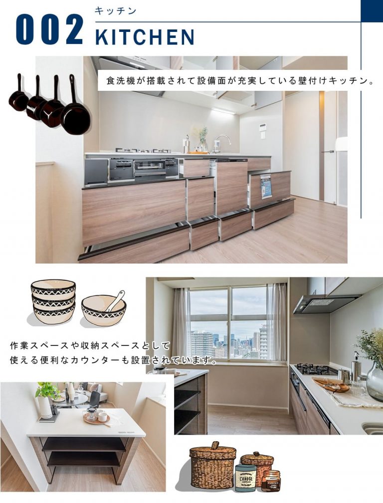 TOKYO SEA SOUTHブランファーレのキッチン