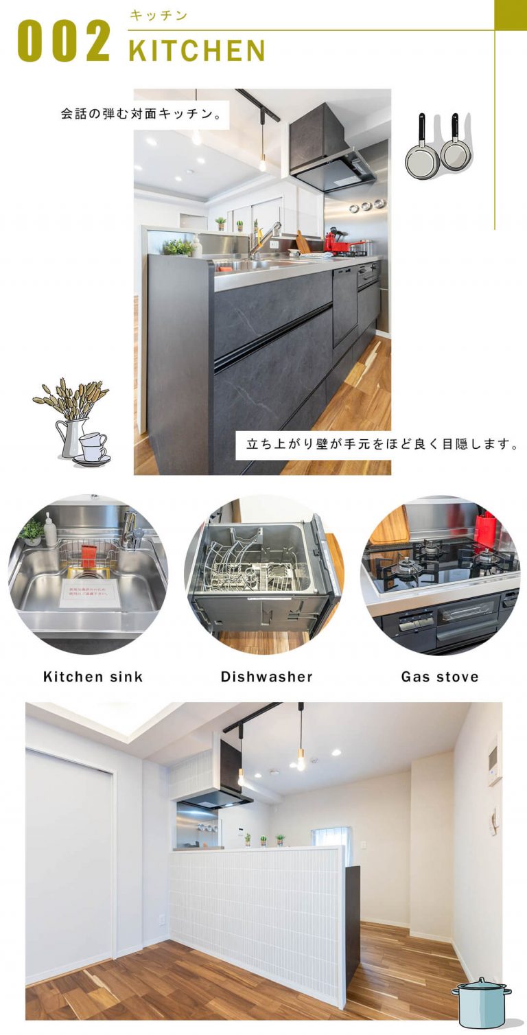 プリンスハイツ市ヶ谷のキッチン