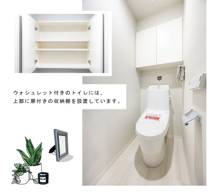 コンシェリア新橋SIXのトイレ