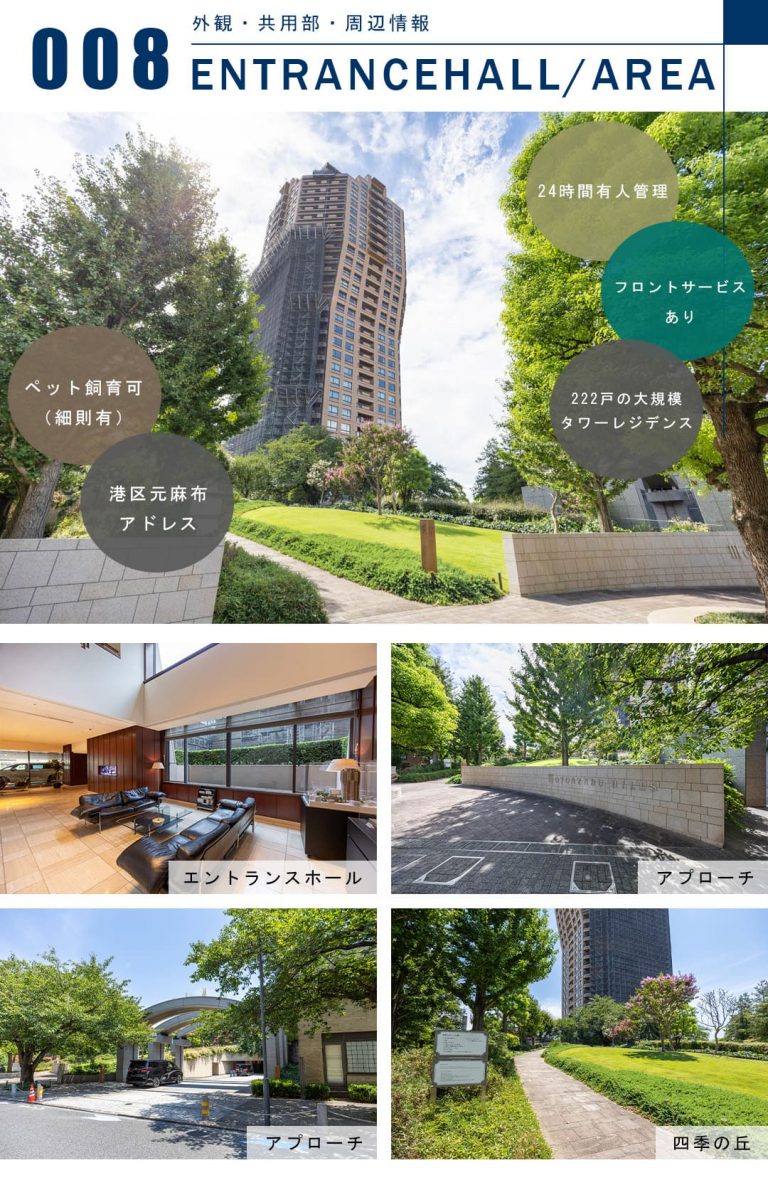 元麻布ヒルズフォレストタワーの外観