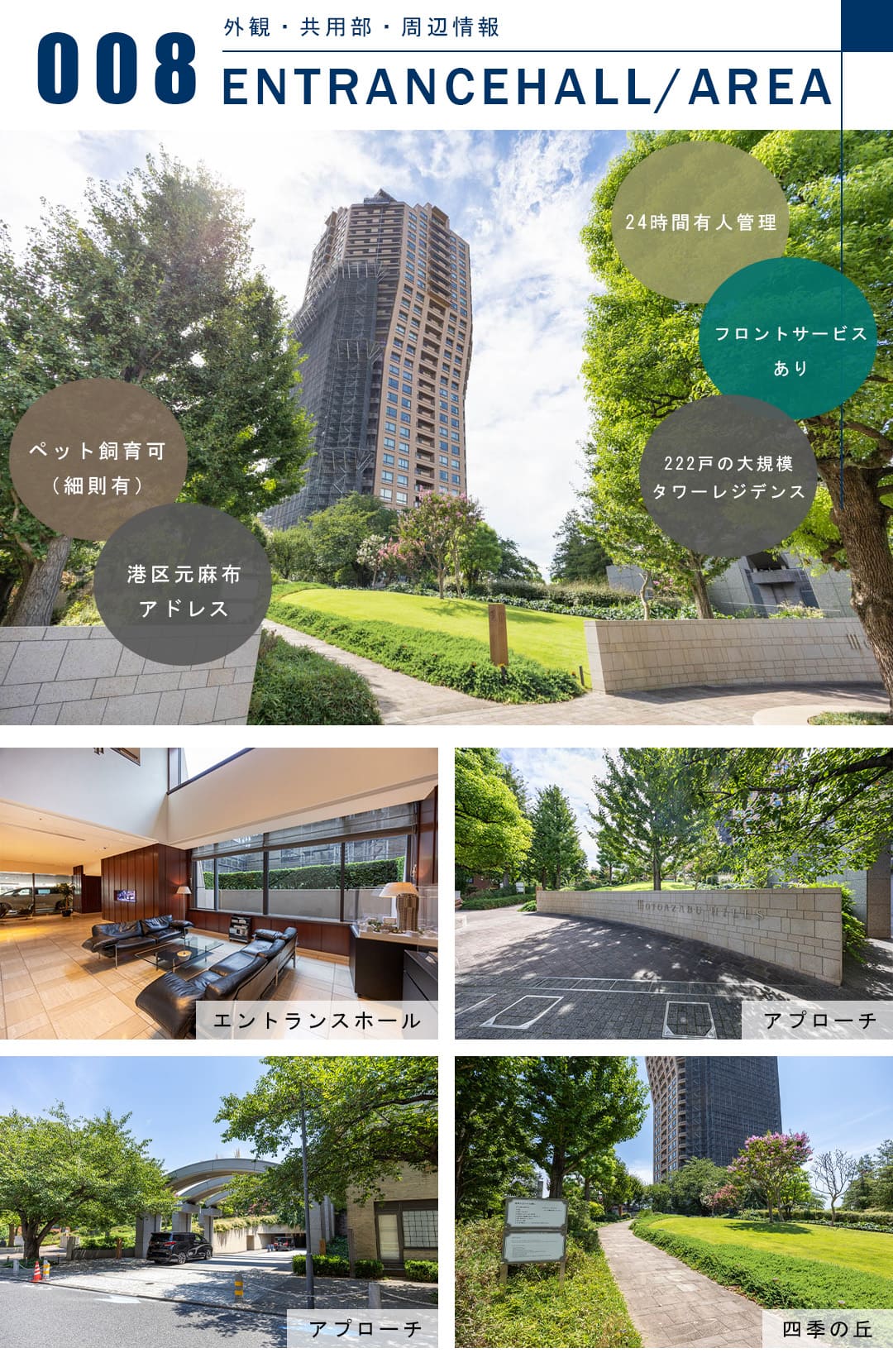 元麻布ヒルズフォレストタワーの外観