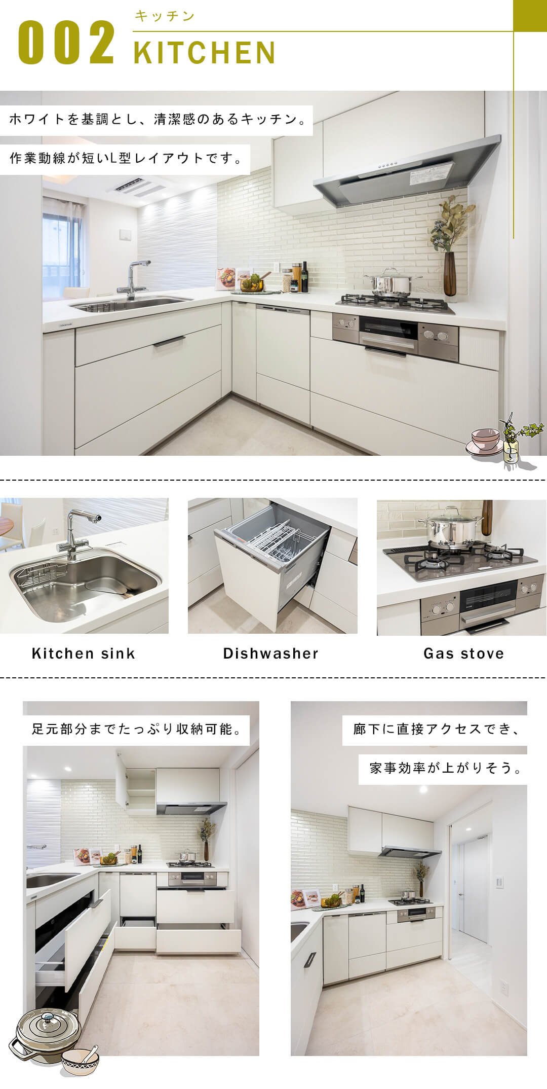 ファミールコート白金タワーズのキッチン