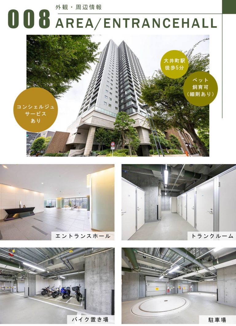 ブリリア大井町ラヴィアンタワーの外観・周辺情報
