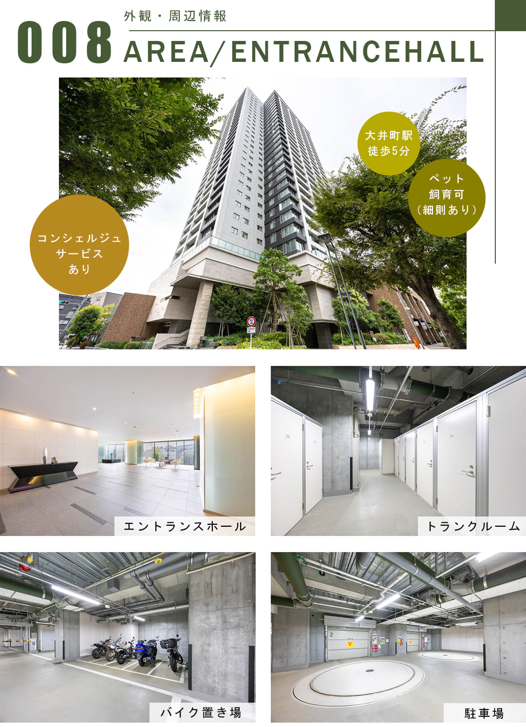 ブリリア大井町ラヴィアンタワーの外観・周辺情報