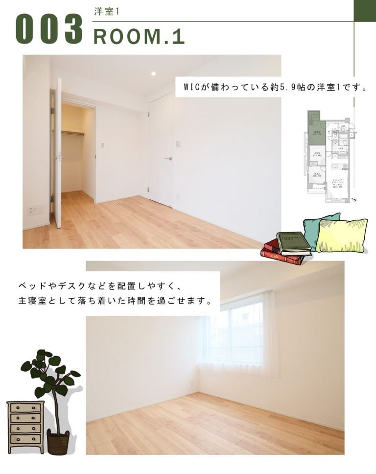 チサンマンション千石の洋室1
