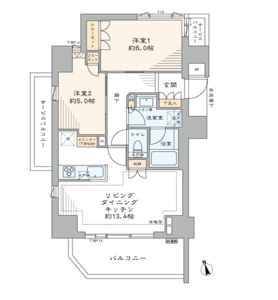  間取り図