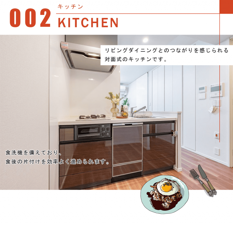 パークリュクス日本橋のキッチン