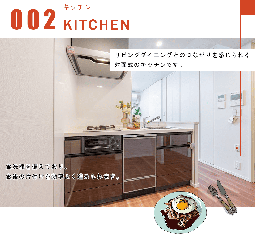 パークリュクス日本橋のキッチン