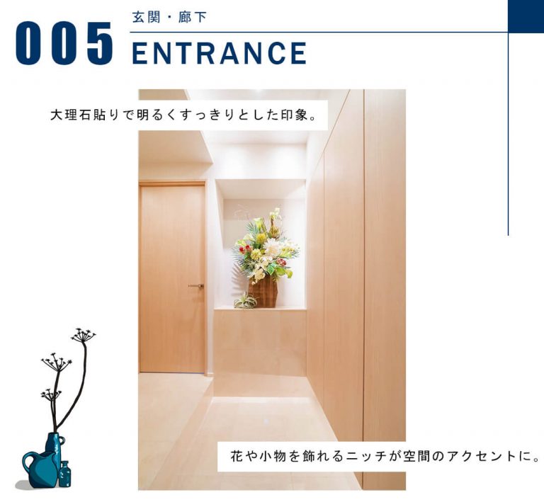 コンド恵比寿の玄関