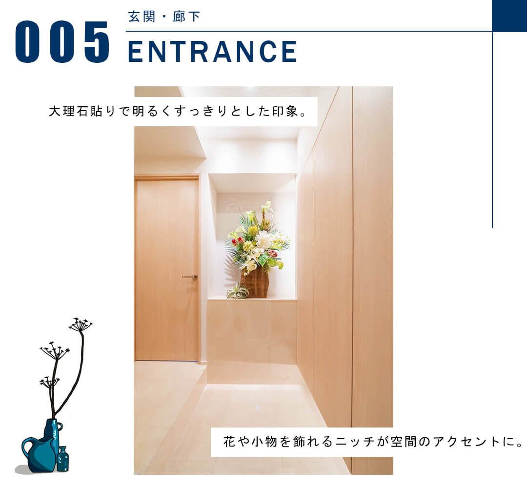 コンド恵比寿の玄関