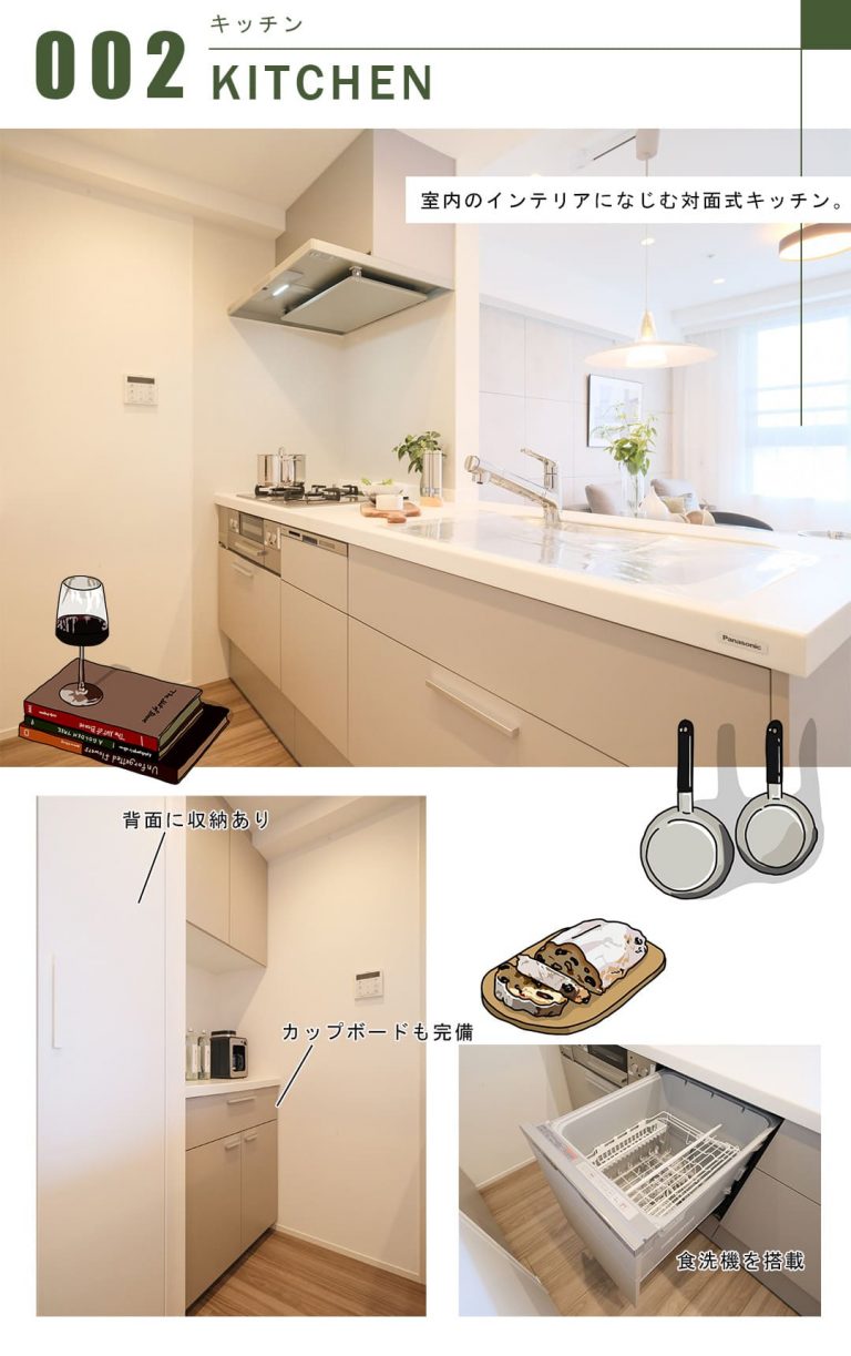 ラ・フォルム池尻大橋のキッチン