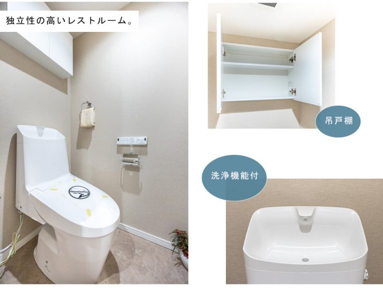 シティハウス日本橋のトイレ