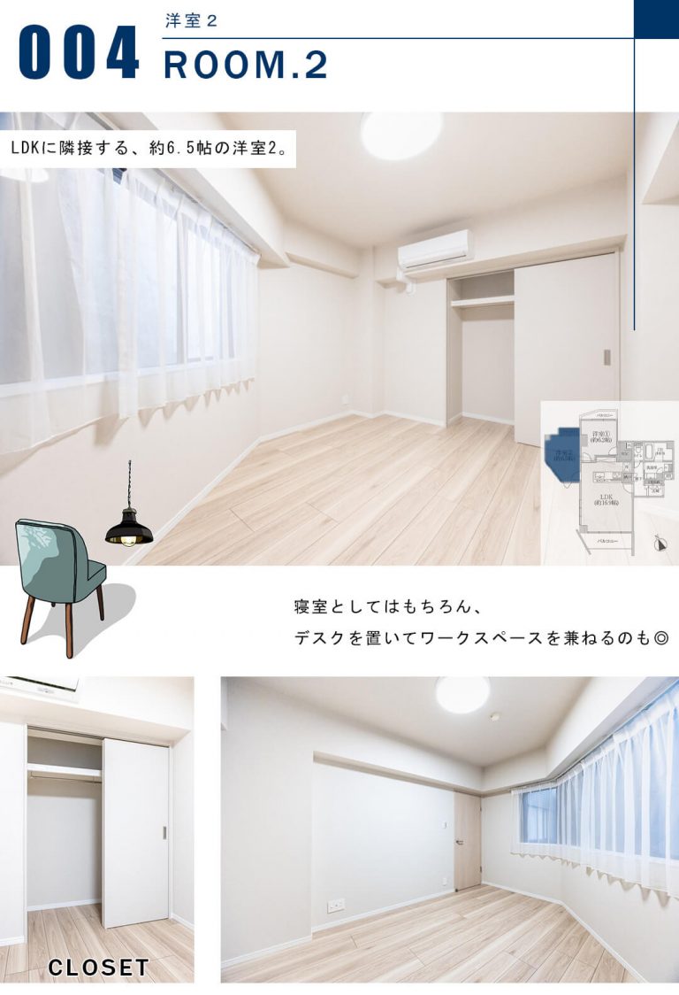 藤和小日向ホームズの洋室