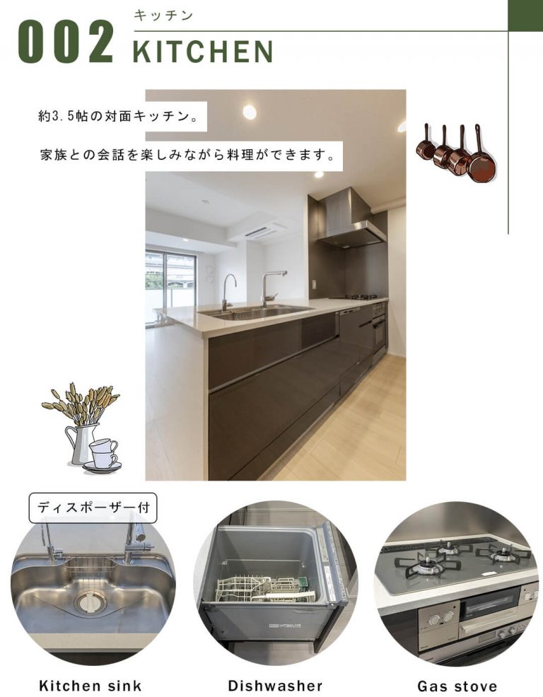 ザ・パークハウス代官山のキッチン
