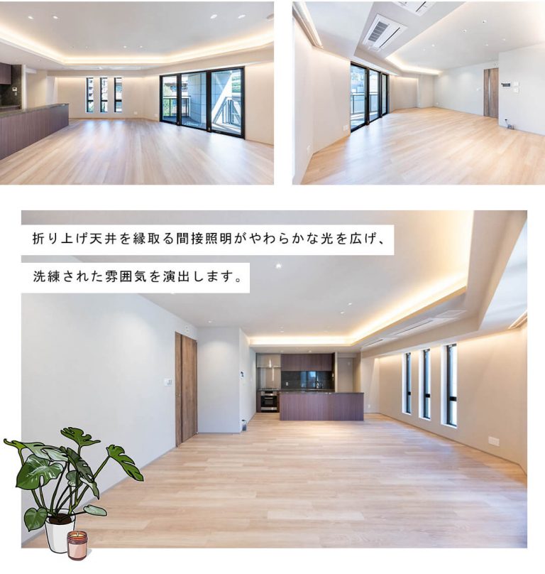 サンウッド青山のリビングダイニング