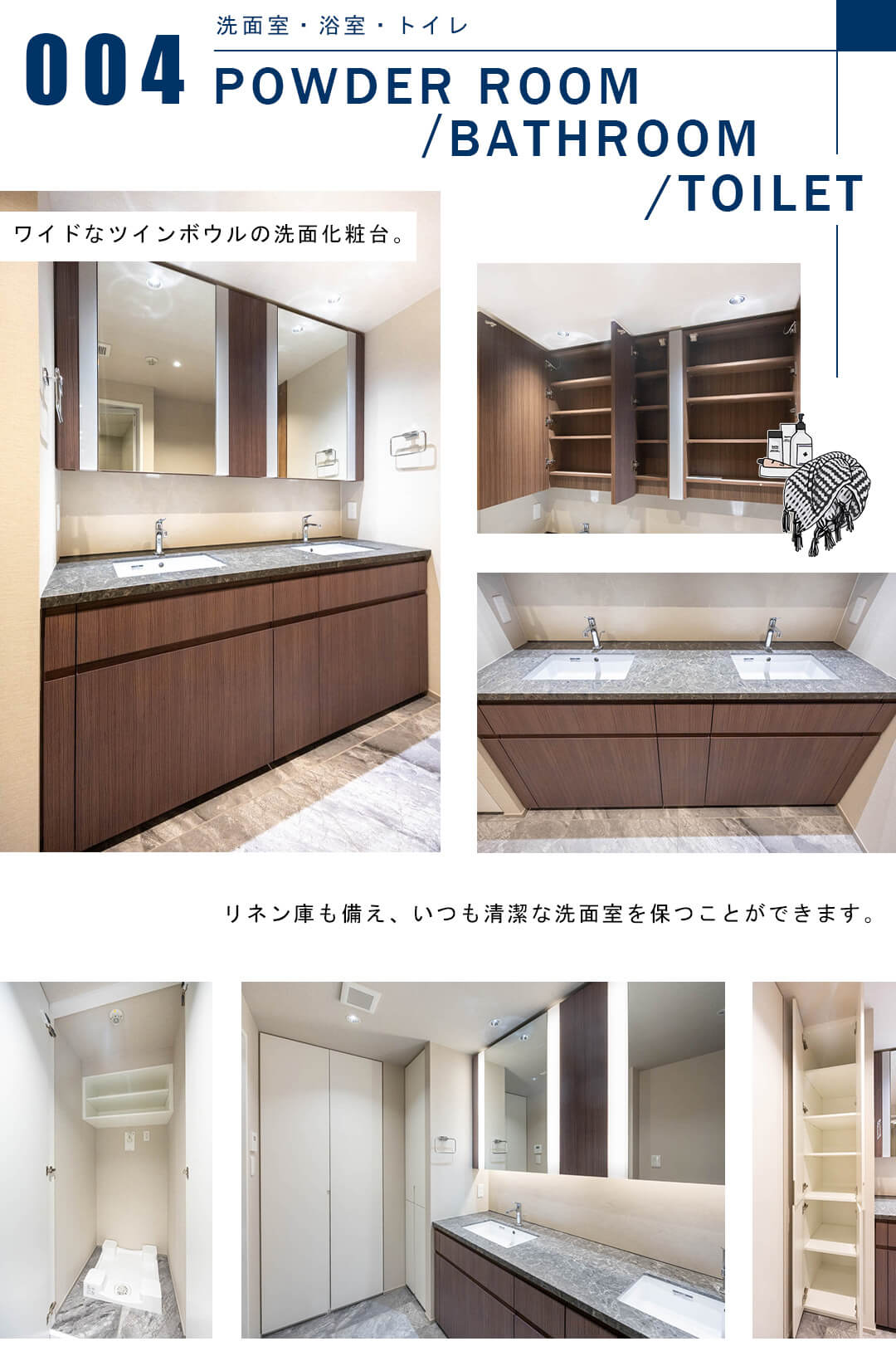 サンウッド青山の洗面室
