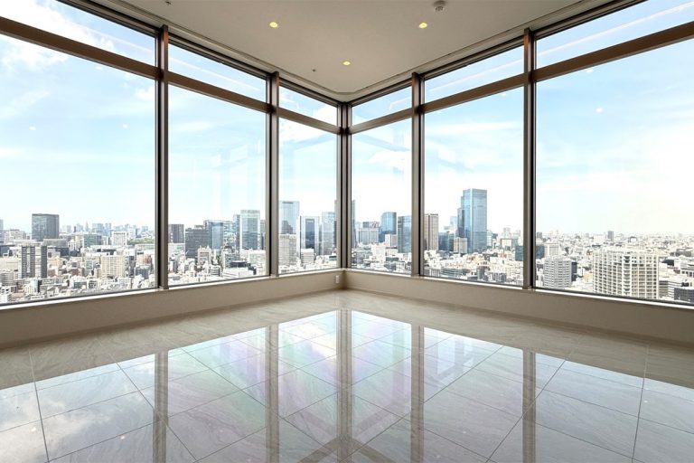 八丁堀　35階×115㎡超、開放的なスカイツリービュー