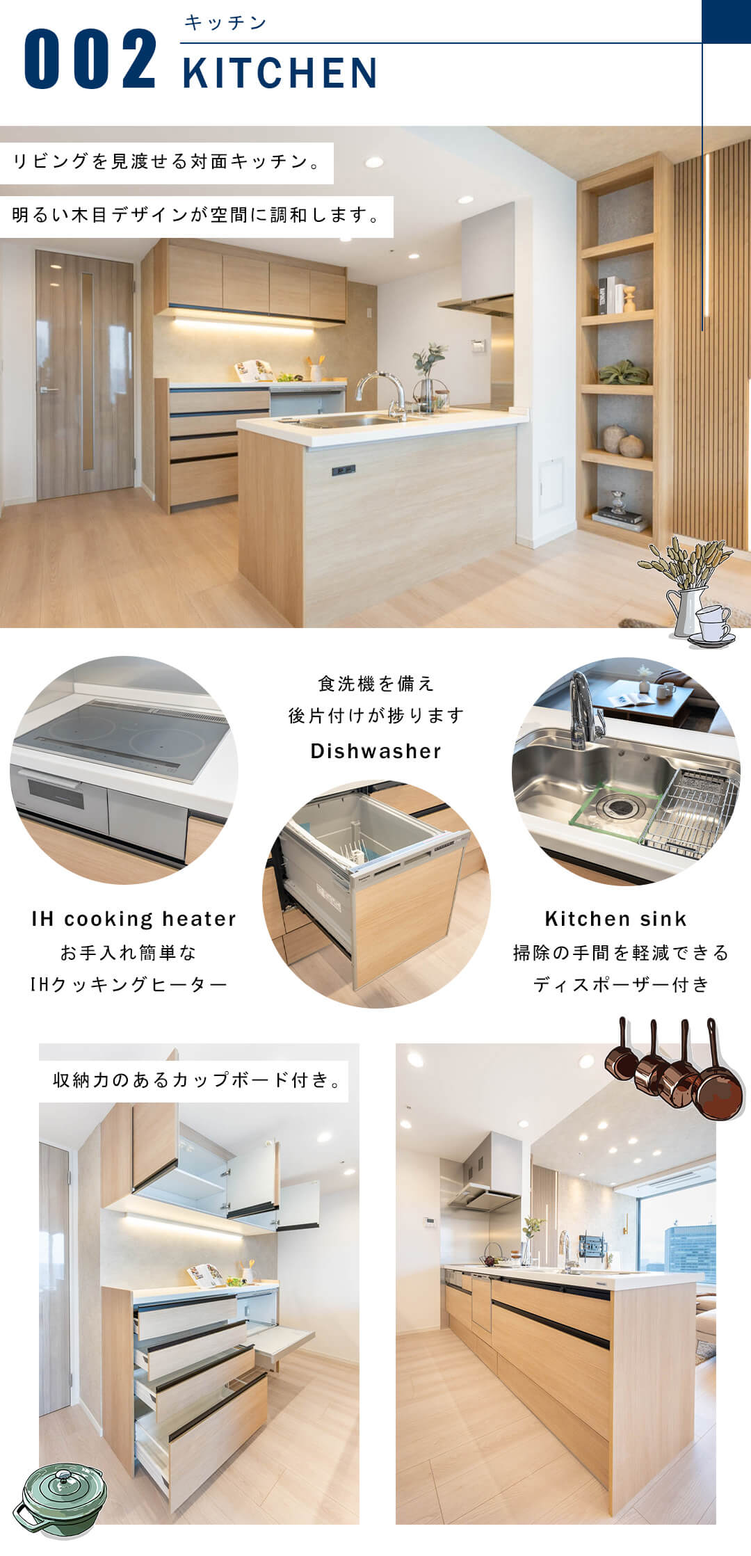 パークコート赤坂ザタワーのキッチン