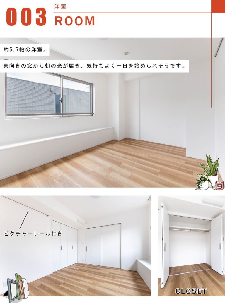 パークアクシス白金台南の洋室