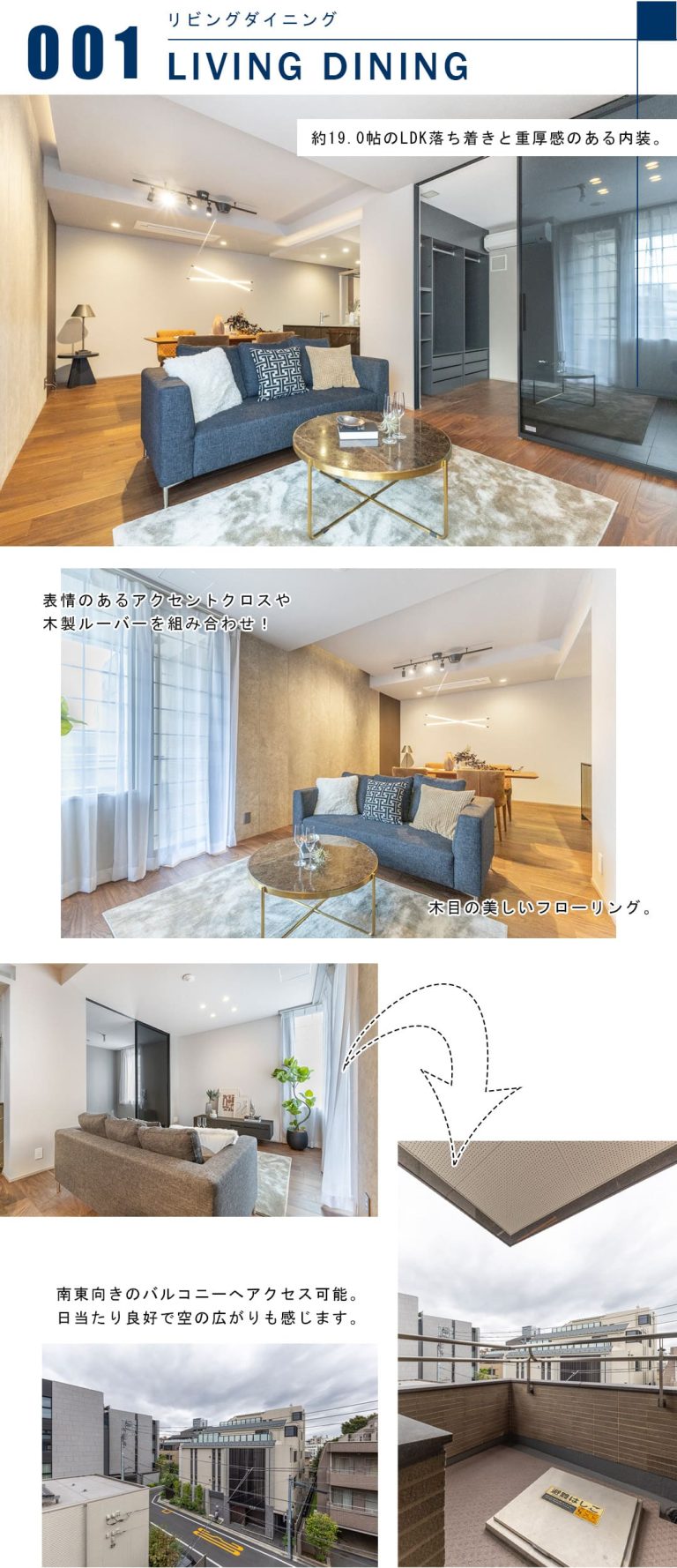 レグナス市ヶ谷払方町のリビングダイニング