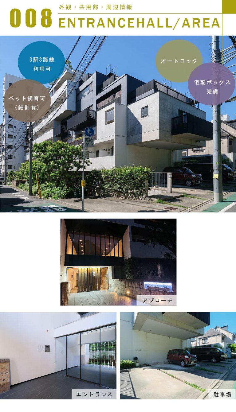 フィース神楽坂の外観・共用部・周辺情報
