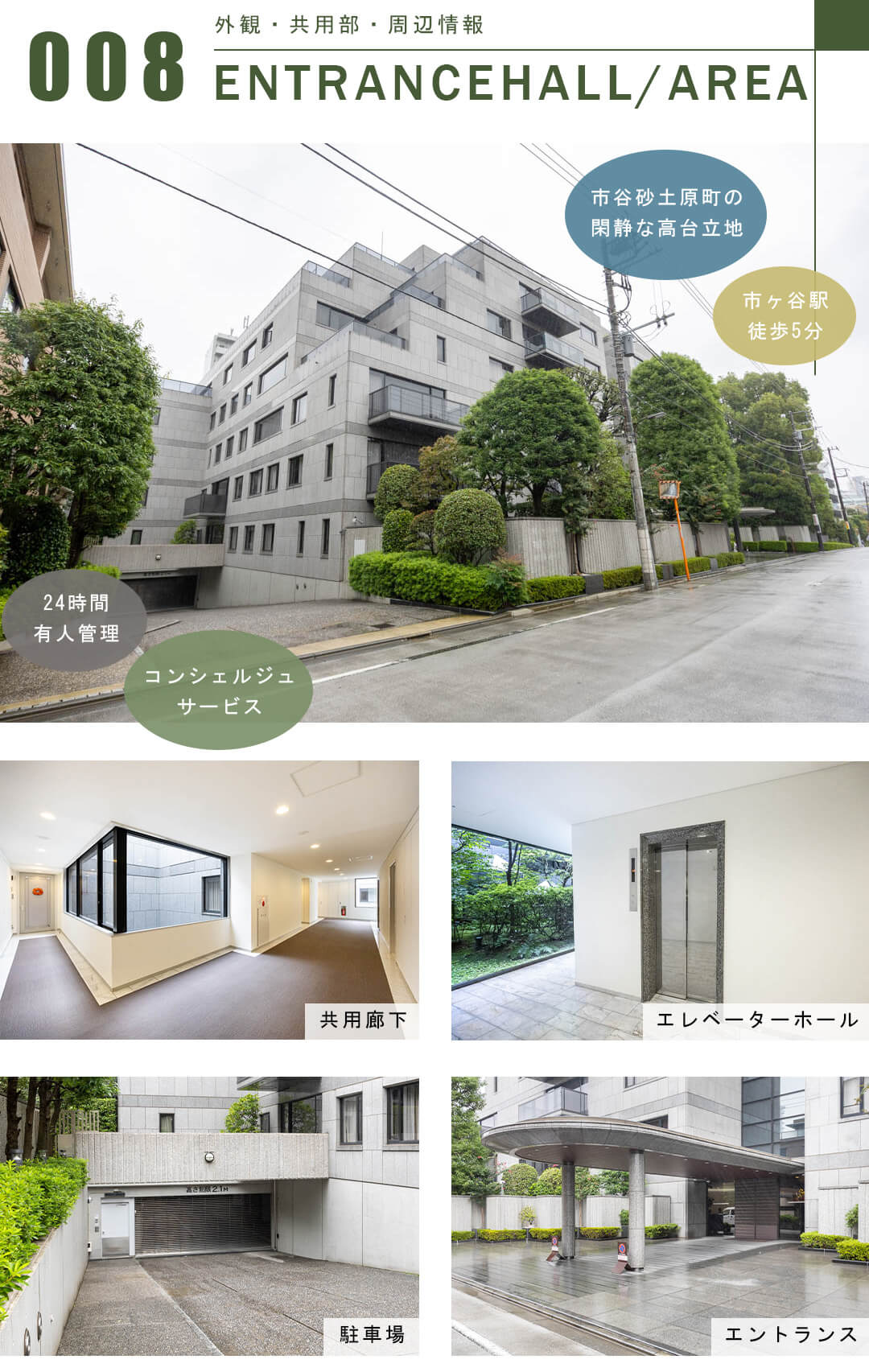 クレストコート砂土原の外観と共用部
