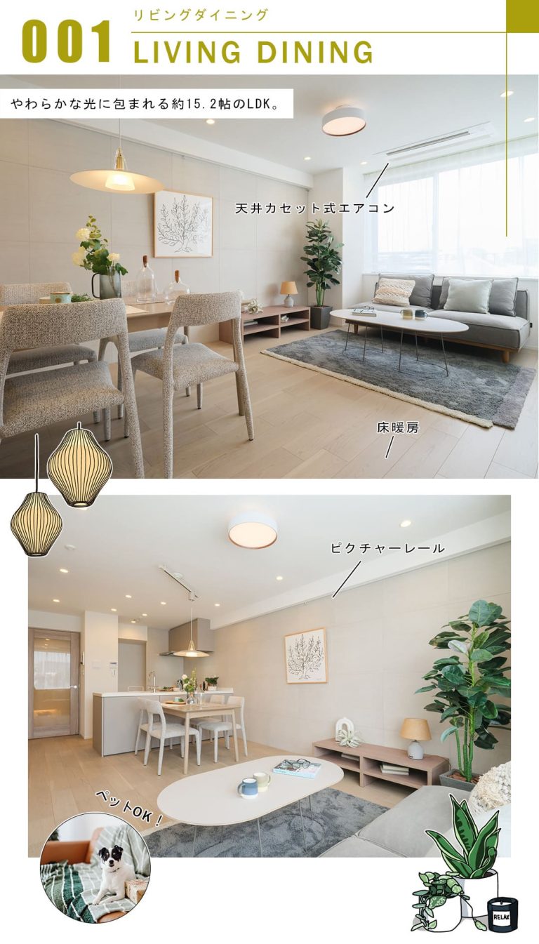グランドメゾン永福町のリビングダイニング