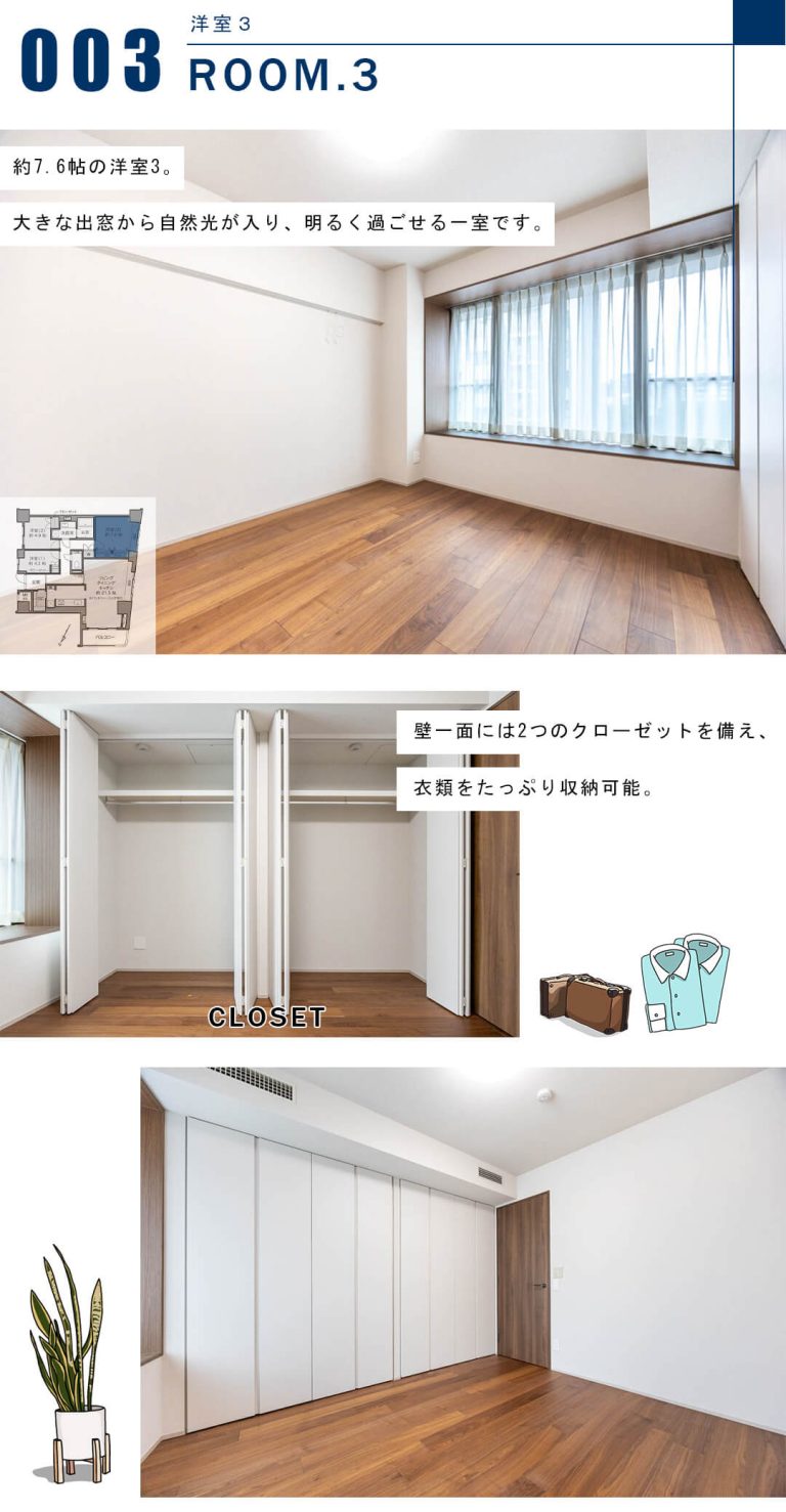 フォルム小石川の洋室