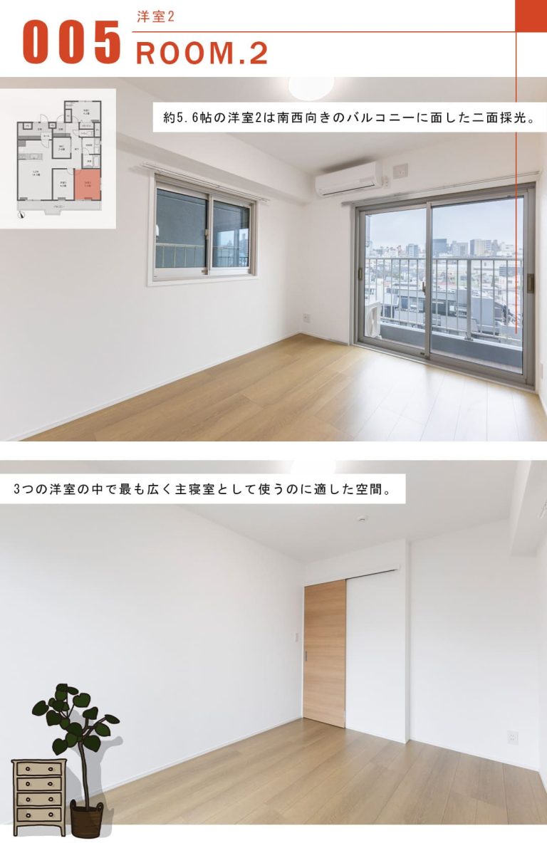 四谷坂町永谷マンションの洋室2