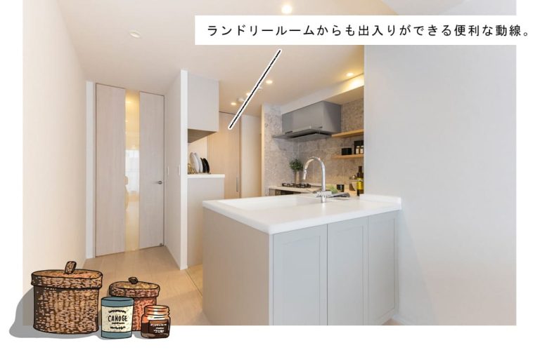 朝日目黒マンションのキッチン