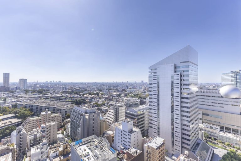 ブランズ渋谷桜丘　18階の南向きバルコニーから眺めるパノラマ