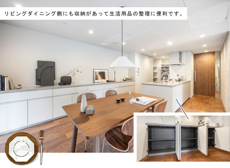 六本木ヒルズレジデンスA棟のキッチン