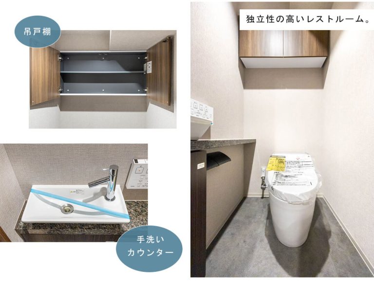 クラッシィスイート赤坂のトイレ