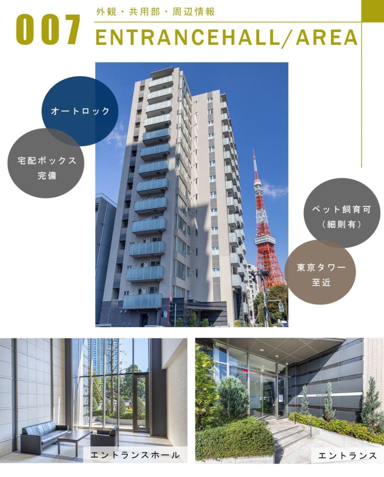 ブランズ東麻布の外観