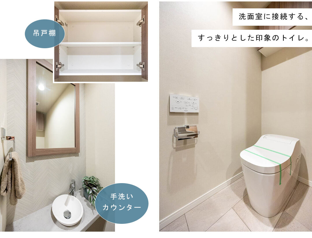 パルテール目黒青葉台のトイレ