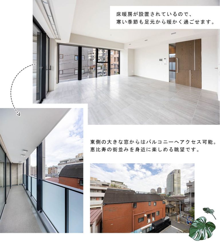 ディアナガーデン恵比寿TheHouseのリビングダイニング