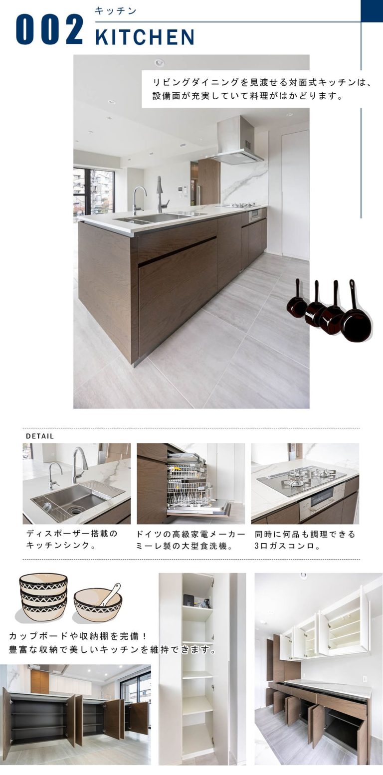 ディアナガーデン恵比寿TheHouseのキッチン