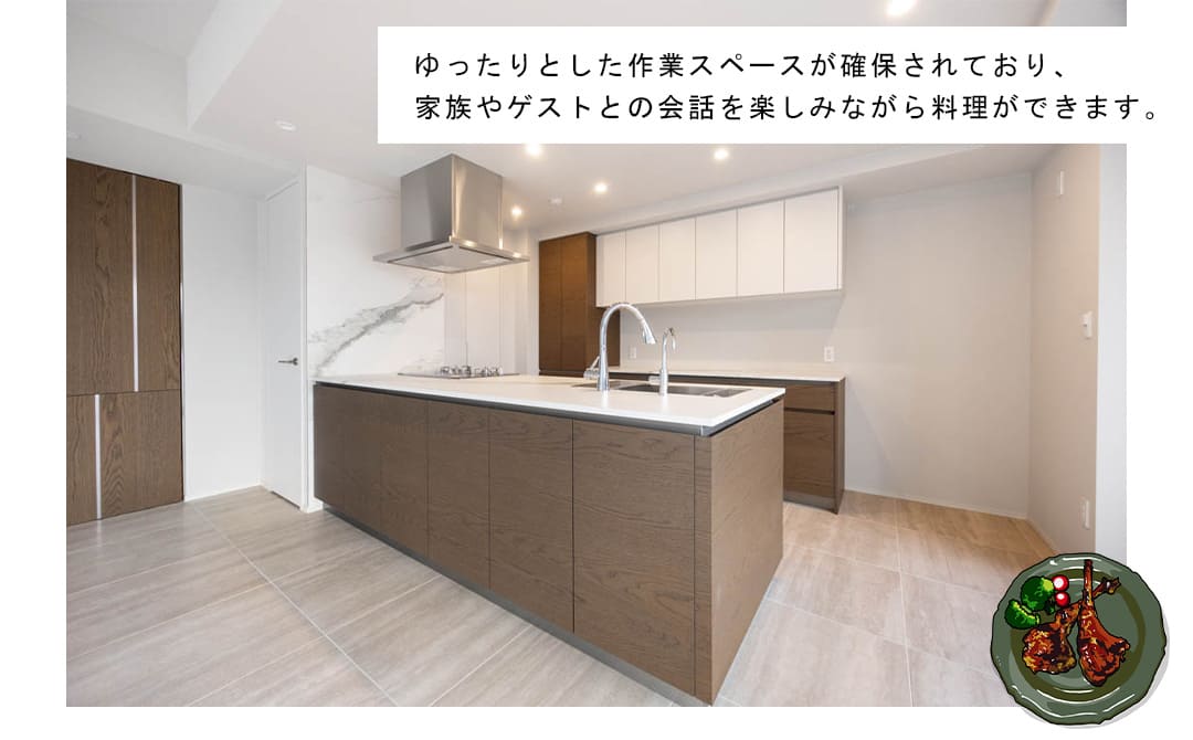 ディアナガーデン恵比寿TheHouseのキッチン