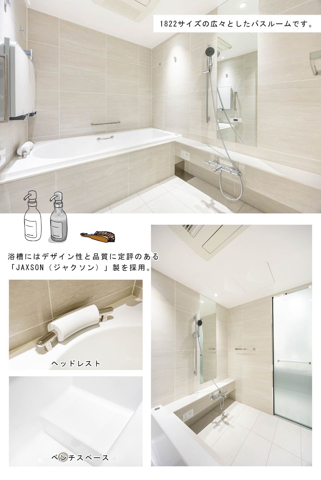 ディアナガーデン恵比寿TheHouseの浴室