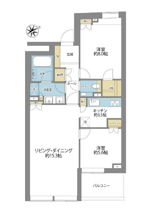 神楽坂トワイシアパークサイドレジデンス　駅徒歩2分、緑を望む低層レジデンス 間取り図