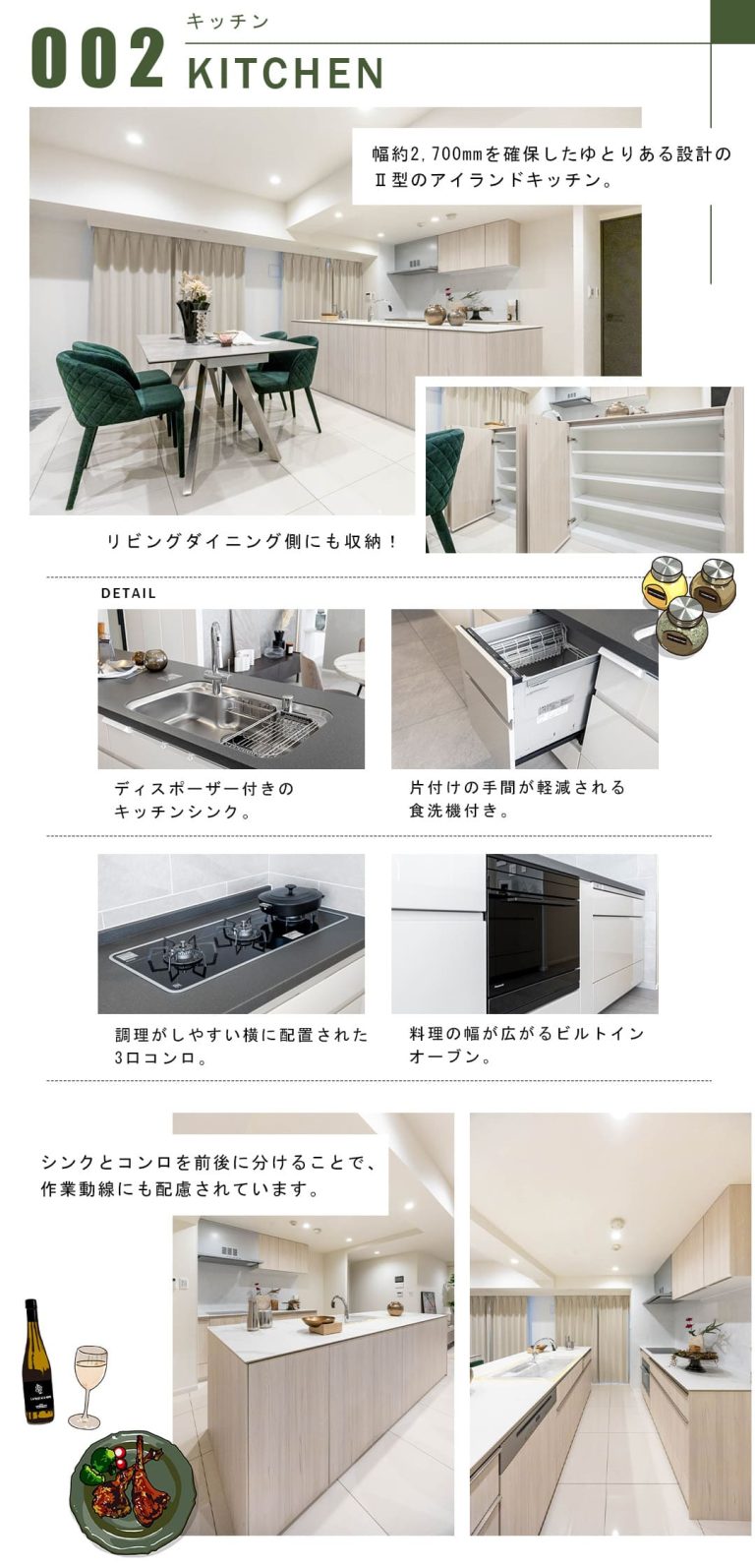 麻布市兵衛町ホームズのキッチン