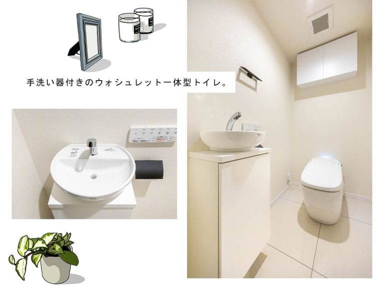 麻布市兵衛町ホームズのトイレ