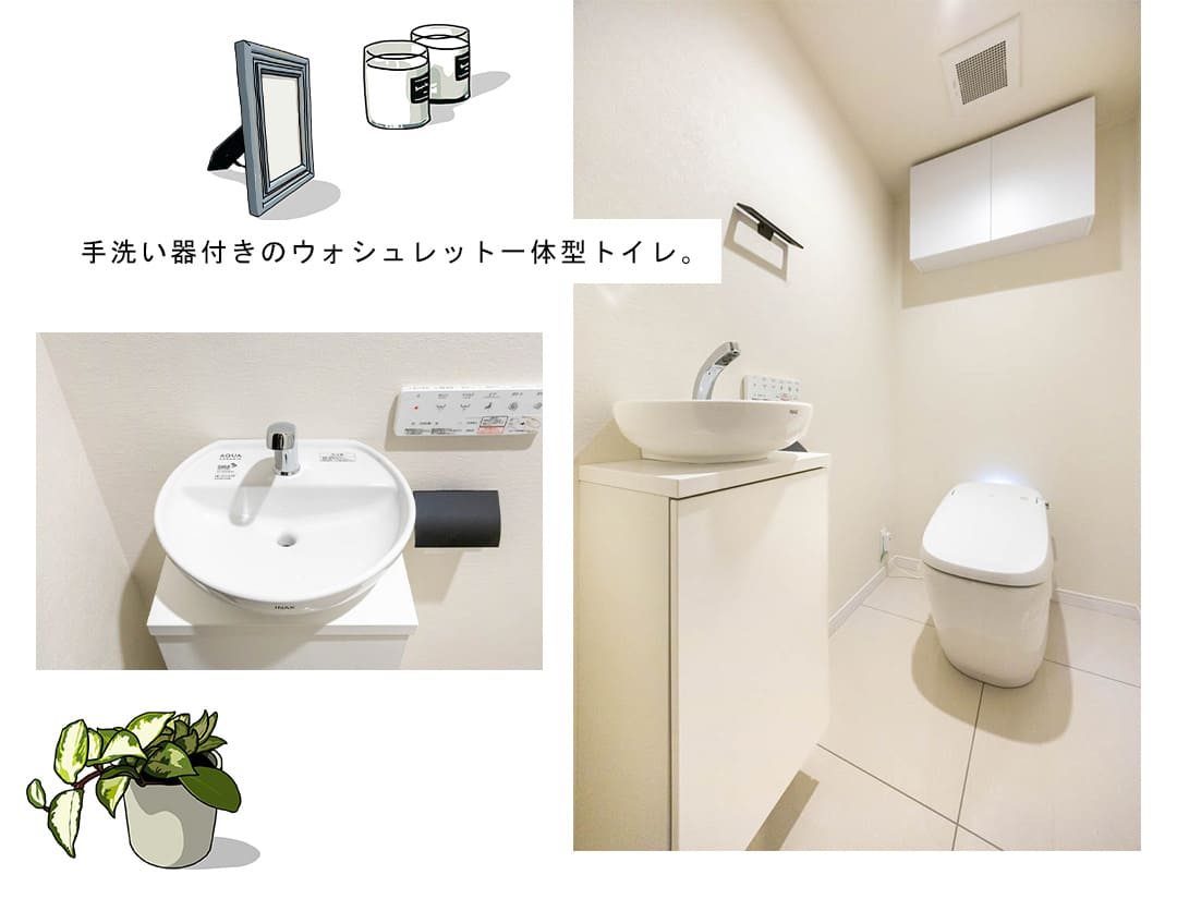麻布市兵衛町ホームズのトイレ