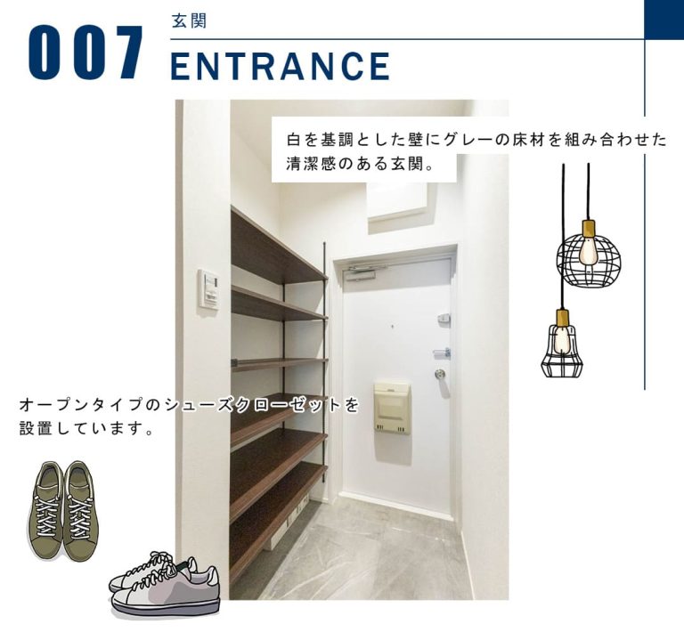 ゾンネンハイム元麻布の玄関