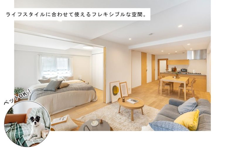 トーカンマンション代々木上原のリビングダイニング
