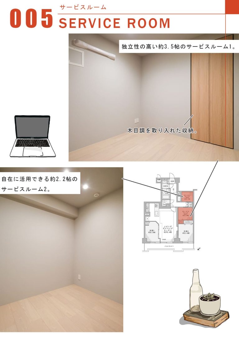 カーサ三田のサービスルーム