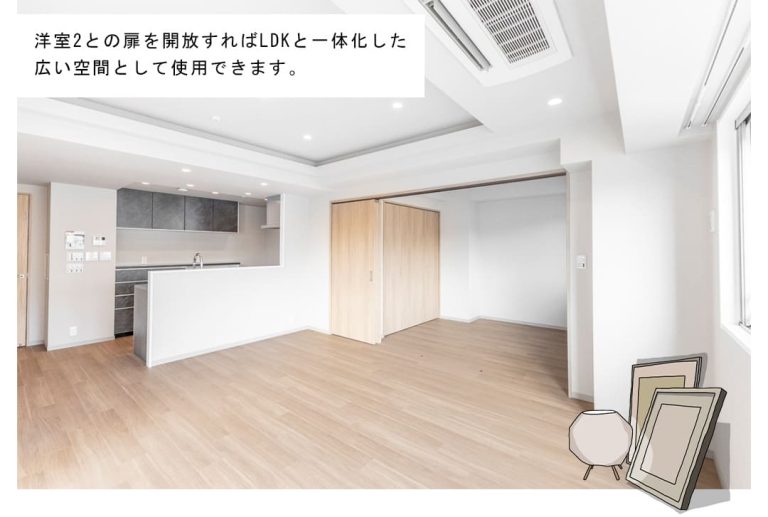 プラウド本郷のリビングダイニング