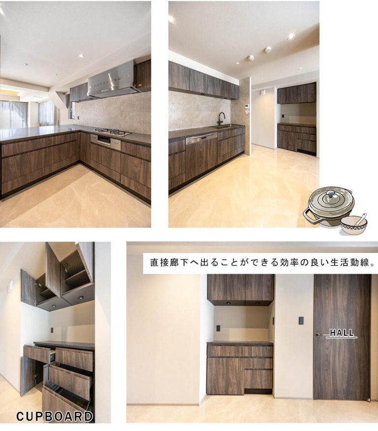 白金三光坂パーク・マンションのキッチン