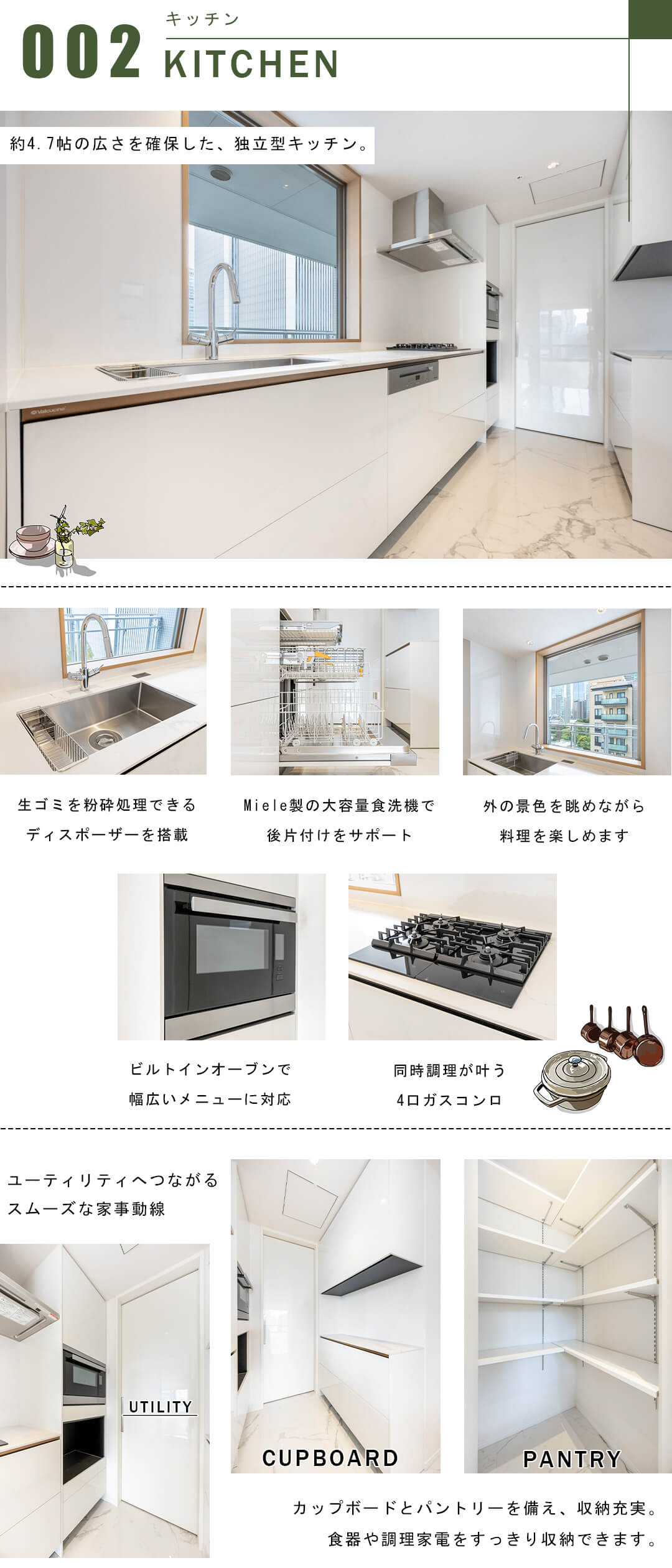 SAION SAKURAZAKAのキッチン